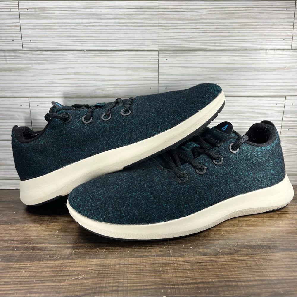 Allbirds Wool Runner Mizzle Men’s Blue Shoes - Men’s Size 13 - Picture 3 of 9